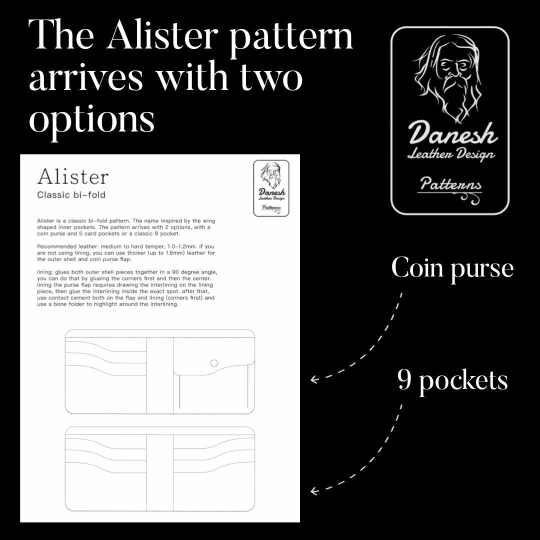 Alister Classic Bi-fold | DIY | Pdf Pattern