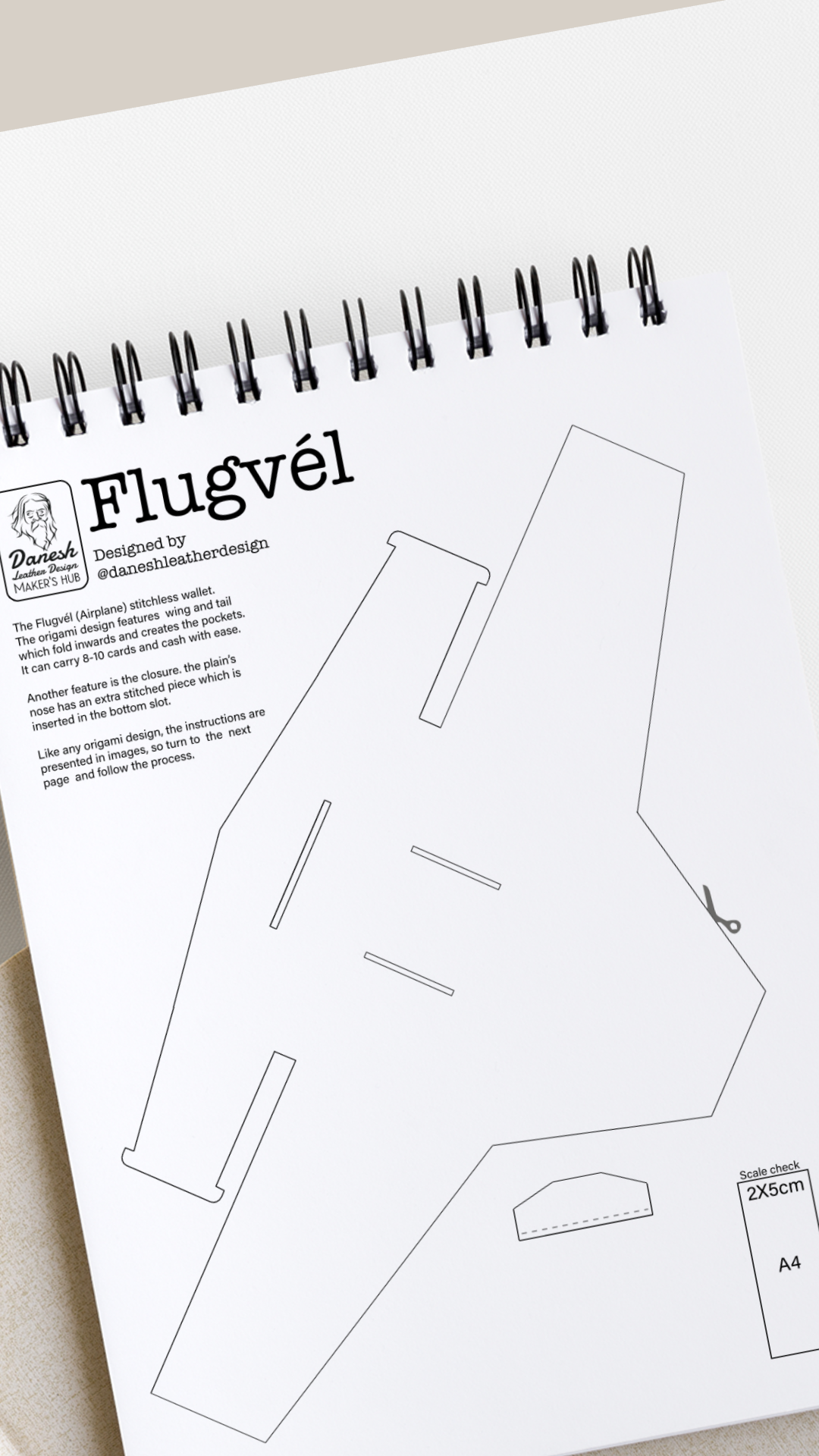 FLUGVÉL Wallet - DIY - Pattern Pdf